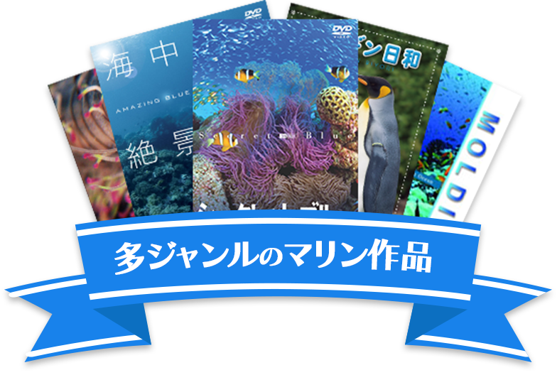 海の生き物専門動画配信 マリンシアターのDVD作品